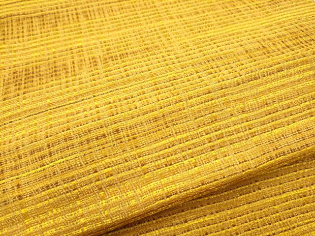 平和屋着物●八寸名古屋帯　紬地　霞文　正絹　逸品　CABE8772hy