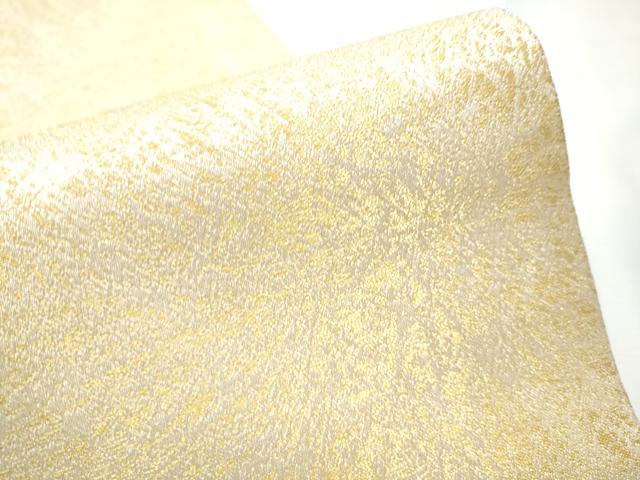 平和屋着物●龍村美術織物　たつむら　九寸開き名古屋帯　菊もみ　金糸　正絹　逸品　CABE8784hy