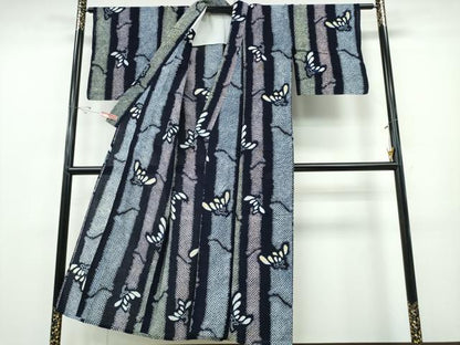 平和屋着物∴夏物 浴衣 有松鳴海絞り 乱菊 間道 綿 逸品 CABE8806ng