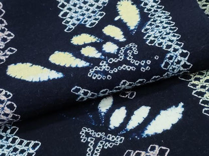 平和屋着物∴夏物 浴衣 有松鳴海絞り 乱菊 間道 綿 逸品 CABE8806ng