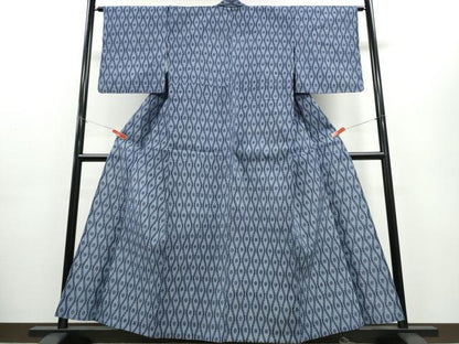 平和屋着物∴夏物 浴衣 立涌花文 リップル生地 綿 逸品 CABE8839ng