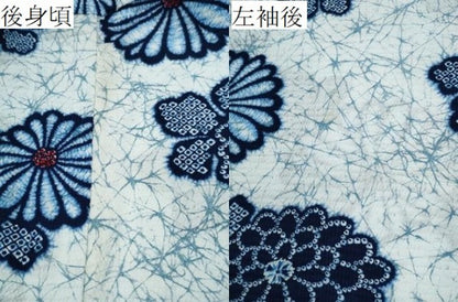 平和屋着物∴夏物 浴衣 舞菊文 リップル生地 綿 逸品 CABE8844ng