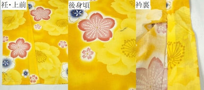 平和屋着物∴夏物 浴衣 舞桜 綿 逸品 CABE8856ng