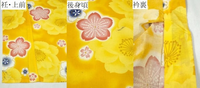平和屋着物∴夏物 浴衣 舞桜 綿 逸品 CABE8856ng
