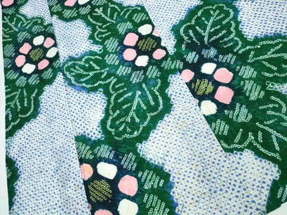 平和屋着物∴夏物 浴衣 有松鳴海絞り 舞菊文 綿 逸品 CABE8885ng