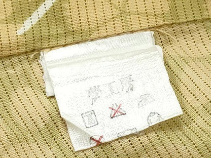 平和屋着物∴夏物 夢工房 浴衣 綿絽 トンボ 蜻蛉 花間道 綿 逸品 CABE8905ng