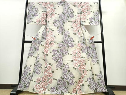平和屋着物∴夏物 浴衣 牡丹 金彩 綿 逸品 CABE8907ng
