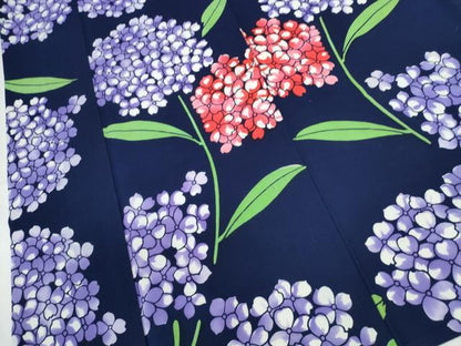 平和屋着物∴夏物 浴衣 紫陽花 綿 逸品 CABE8909ng
