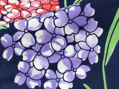 平和屋着物∴夏物 浴衣 紫陽花 綿 逸品 CABE8909ng
