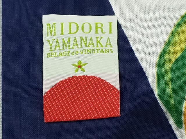 平和屋着物∴夏物 浴衣 檸檬 リンゴ クローバー 色紙草花文 綿 逸品 CABE8910ng