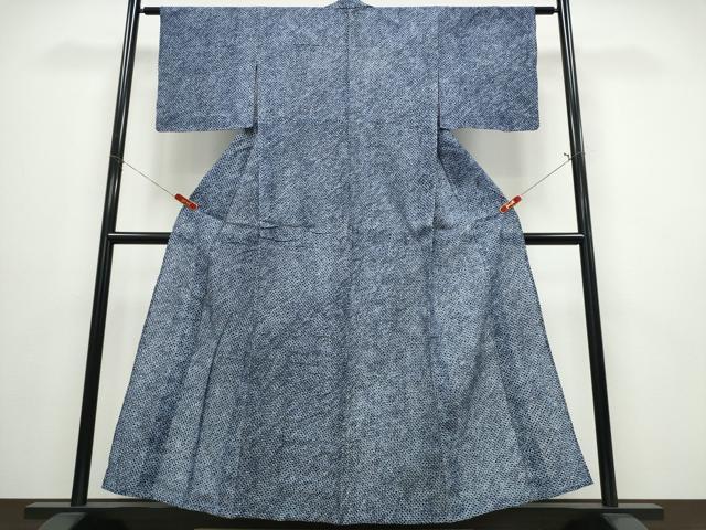 平和屋着物∴夏物 浴衣 有松鳴海絞り 三浦絞り 綿 逸品 未使用 CABE8946ng