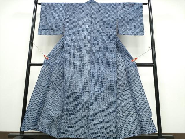 平和屋着物∴夏物 浴衣 有松鳴海絞り 三浦絞り 綿 逸品 CABE8958ng