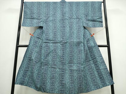 平和屋着物∴夏物 男性 浴衣 吉祥花間道 綿 逸品 CABE8969ng