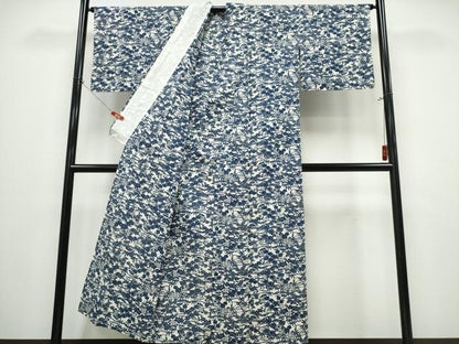 平和屋着物∴夏物 浴衣 綿絽 松竹梅花文 綿 逸品 CABE8972ng