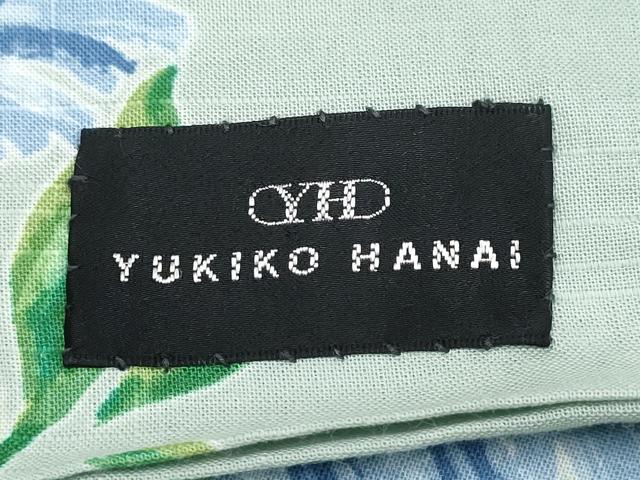 平和屋着物∴夏物 ファッションデザイナー 花井幸子 YUKIKO HANAI 浴衣 舞花文 綿 逸品 未使用 CABE8975ng
