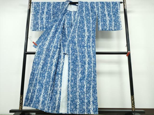 平和屋着物∴夏物 浴衣 手縫い 舞桜間道 日本製 綿 逸品 CABE9003ng