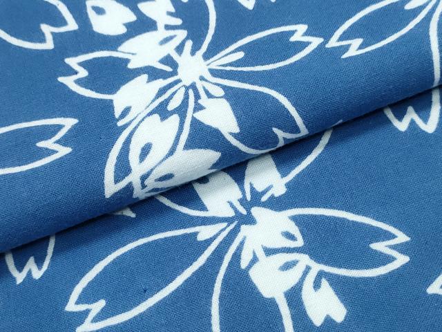 平和屋着物∴夏物 浴衣 手縫い 舞桜間道 日本製 綿 逸品 CABE9003ng