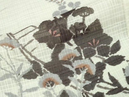 平和屋着物∴夏物 こむさでもーど・COMME CA DU MODE 浴衣 流水花舟文 綿 逸品 CABE9005ng