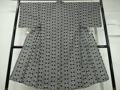 平和屋着物∴夏物 男性 浴衣 源氏車 綿 逸品 CABE9018ng