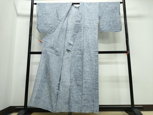 平和屋着物∴夏物 浴衣 有松鳴海絞り 三浦絞り 綿 逸品 CABE9057ng