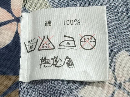 平和屋着物∴夏物 撫松庵 浴衣 舞桜 綿 逸品 CABE9067ng