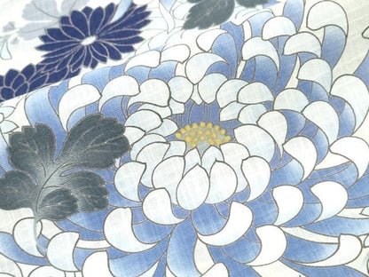平和屋着物∴夏物 浴衣 菊文 綿 逸品 CABE9068ng
