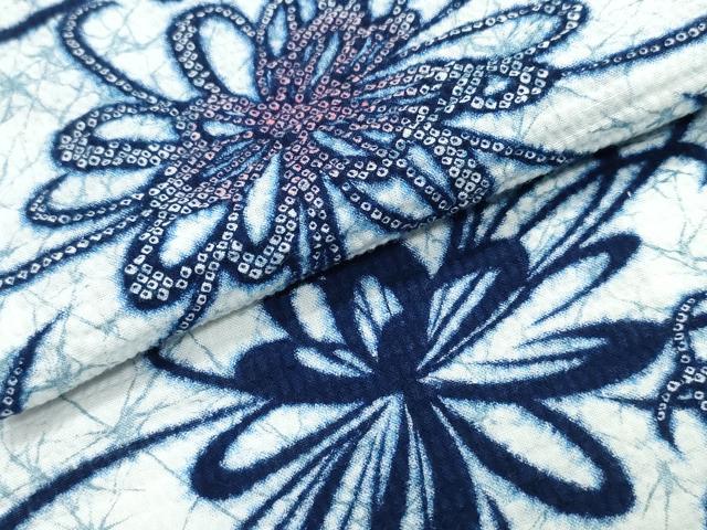 平和屋着物∴夏物 浴衣 乱菊 綿 逸品 CABE9080ng
