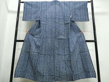 平和屋着物∴夏物 浴衣 吉祥花間道 綿 逸品 CABE9083ng