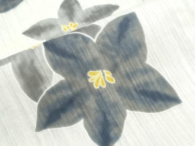 平和屋着物∴夏物　浴衣　舞花文　綿　逸品　CABE9092ng