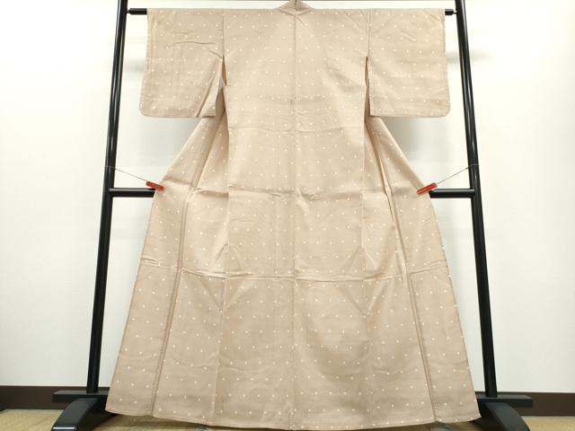 平和屋着物∴夏物　浴衣　綿紅梅　ハート　綿　逸品　CABE9094ng