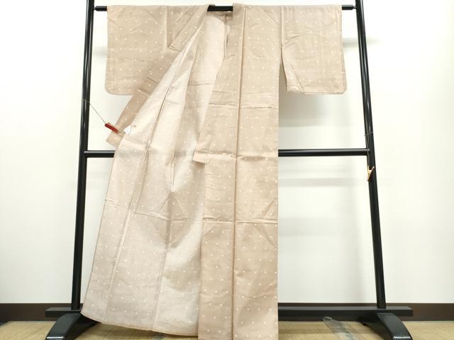 平和屋着物∴夏物　浴衣　綿紅梅　ハート　綿　逸品　CABE9094ng
