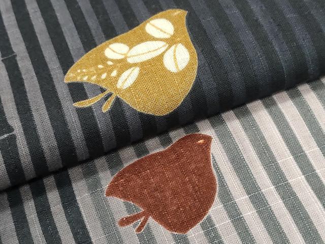 平和屋着物∴夏物　こむさでもーど・COMME CA DU MODE　浴衣　千鳥　竹縞立波文　手縫い　やまと誂製　綿　逸品　CABE9101ng