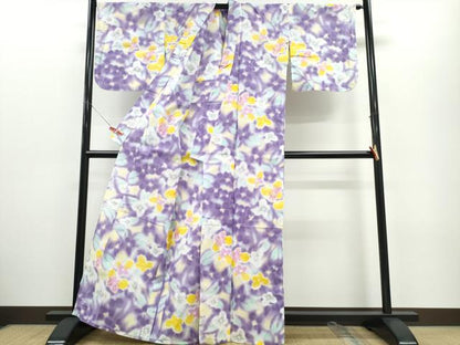 平和屋着物∴夏物　ファッションブランド　hiromichi nakano　ヒロミチナカノ　浴衣　舞蝶文　綿　逸品　CABE9102ng