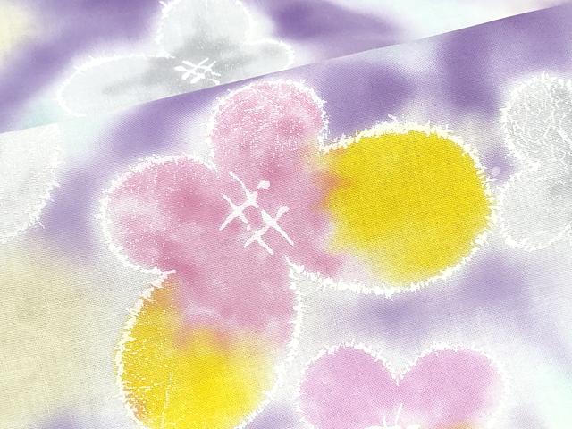 平和屋着物∴夏物　ファッションブランド　hiromichi nakano　ヒロミチナカノ　浴衣　舞蝶文　綿　逸品　CABE9102ng