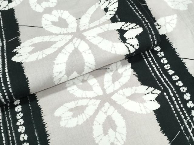 平和屋着物∴夏物　浴衣　舞桜間道　綿　逸品　CABE9108ng