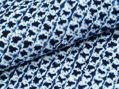 平和屋着物∴夏物　男性　浴衣　有松鳴海絞り　三浦絞り　綿　逸品　CABE9129ng