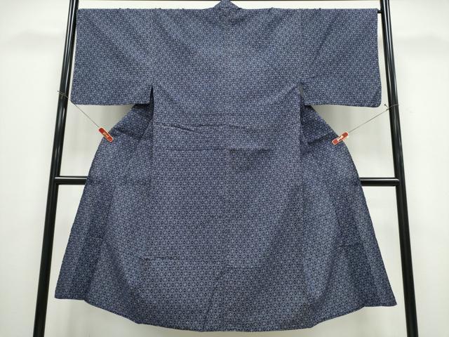 平和屋着物∴夏物　男性　浴衣　吉祥花丸文　綿　逸品　CABE9149ng