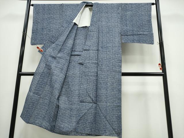 平和屋着物∴夏物　男性　浴衣　格子柄　綿　逸品　CABE9150ng