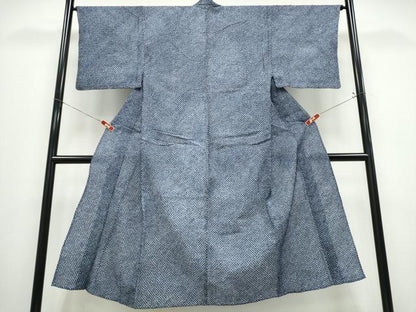 平和屋着物∴夏物　男性　浴衣　有松鳴海絞り　三浦絞り　綿　逸品　CABE9172ng