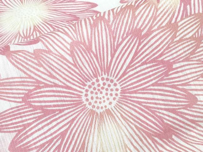 平和屋着物∴夏物　浴衣・小紋兼用　菊文　綿麻　逸品　CABE9188ng