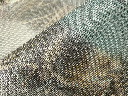 平和屋着物▼六通柄袋帯 霞文 金銀糸 正絹 逸品 CABE9227dy