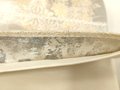 平和屋着物◎六通柄袋帯　京洛錦　二重引箔　正絹　逸品　CABE9468dy