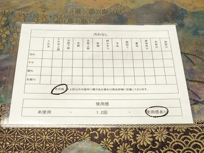 平和屋着物◎六通柄袋帯　流水草花文　金銀彩　引箔　正絹　逸品　CABE9471dy