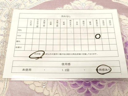 平和屋着物◎六通柄袋帯　唐織　菱花文　銀糸　引箔　正絹　逸品　CABE9493dy