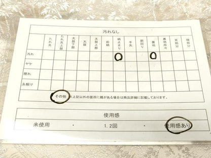 平和屋着物◎六通柄袋帯　草木文　銀糸　正絹　逸品　CABE9505dy