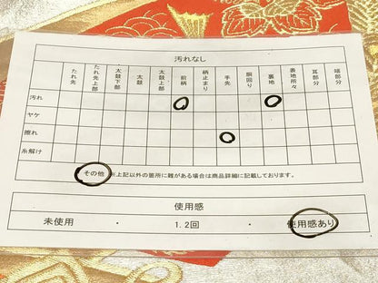 平和屋着物◎六通柄袋帯　地紙孔雀舞蝶文　金銀糸　正絹　逸品　CABE9507dy