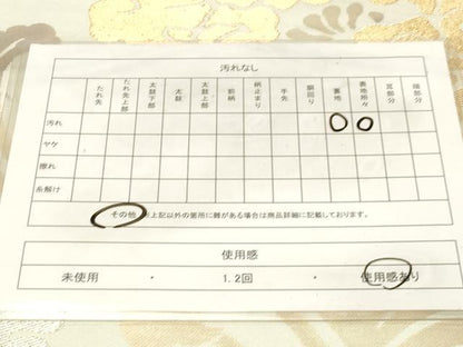 平和屋着物◎全通柄　本袋帯　草花文　金銀糸　正絹　逸品　CABE9582dy