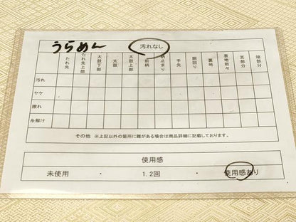 平和屋着物◎佐賀錦　両面　全通柄袋帯　幾何学文　金糸　正絹　逸品　CABE9586dy