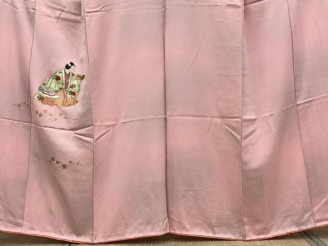 平和屋着物■訪問着 刺繍 女人 金彩 正絹 逸品 CABE9618xi