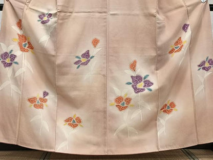 平和屋着物■訪問着 枝草花文 暈し染め 正絹 逸品 CABE9630xi